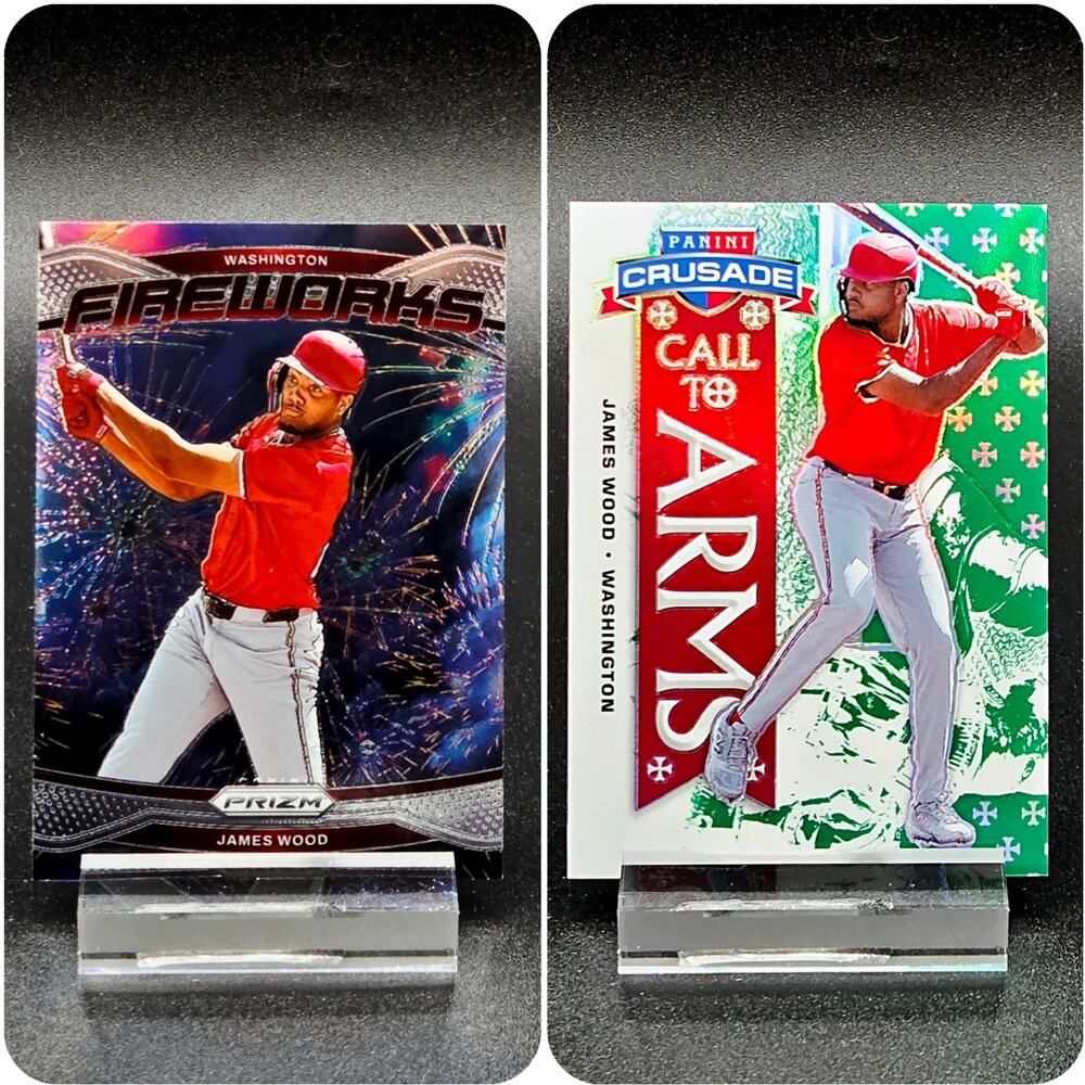 James Wood Fireworks Call to Arms /249 RC Washington Nationals Top Prospect